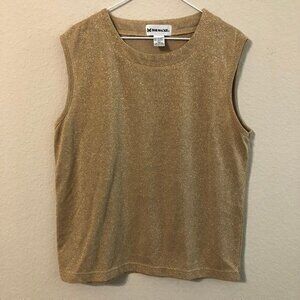 Vintage Bob Mackie Gold Metallic Top